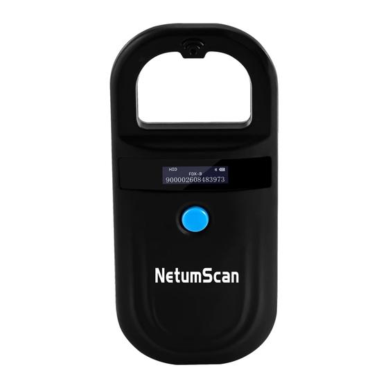 Imagem de Leitor de microchip para animais de estimação NetumScan atualizou 256 dados