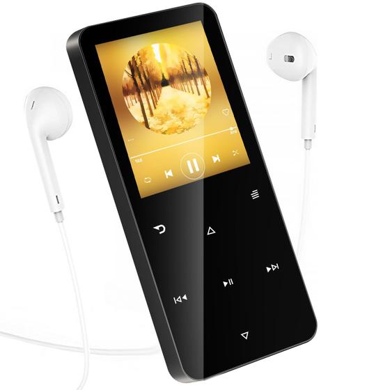 Imagem de Leitor de MP3 Krevi 80GB com Bluetooth 5.2, alto-falante HD, rádio FM