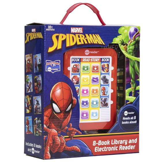 Imagem de Leitor eletrônico Marvel Spider-man Me Reader com 8 livros de som