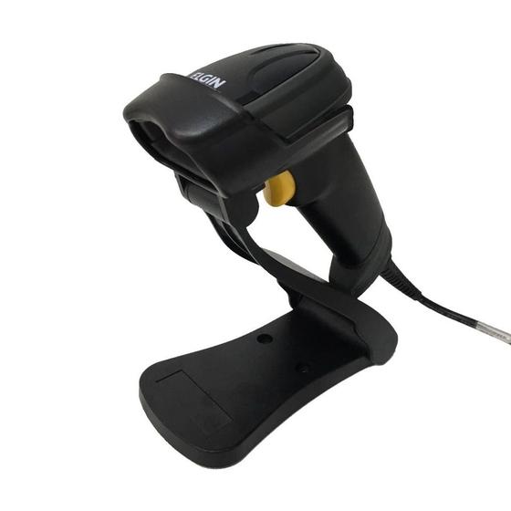 Imagem de Leitor Elgin Imager El250 1d E 2d Com Pedestal Usb Preto