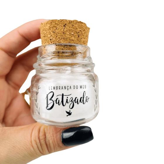 Imagem de Lembrancinha de Batizado Luz Angelical Aromática 40g 10 UNIDADES