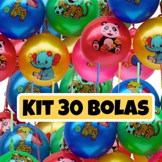 Imagem de Lembrancinha Para Festas Kit Bola Vinil Chaveiro 30 Unidades