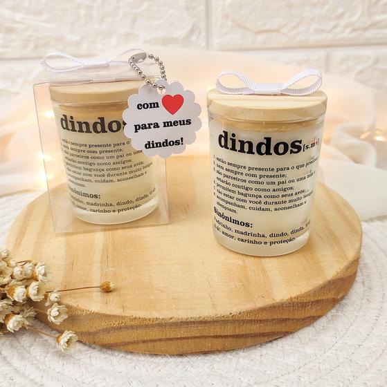 Imagem de lembrancinha para madrinha de batismo VELA PERFUMADA 70G LA