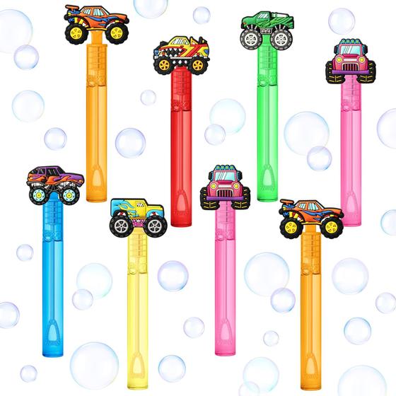 Imagem de Lembrancinhas de festa Bubble Wands AMFZON Monster Truck para crianças 24 horas