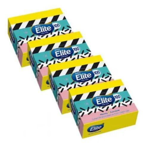 Lenço De Papel Softys Elite Folha Dupla 4 Caixas 100 Em Cada Menor preço em Lenço De Papel Softys Elite Folha Dupla 4 Caixas 100 Em Cada
