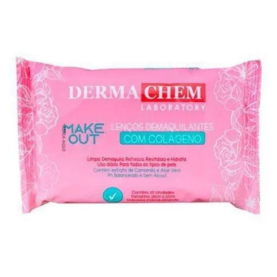 Imagem de Lenço Demaquilante Dermachem Make Out Com Colágeno