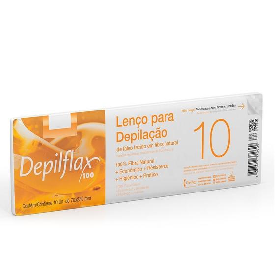 Imagem de Lenço Depilatório C/10 Unidades Depilflax