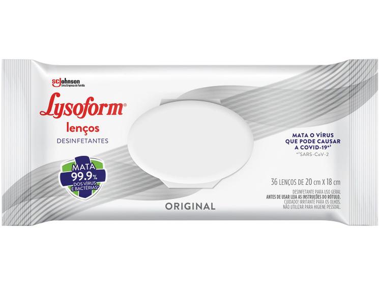 Lenço Desinfetante Lysoform Original 36 Unidades é ruim? Lenço Desinfetante Lysoform Original 36 Unidades é boa?