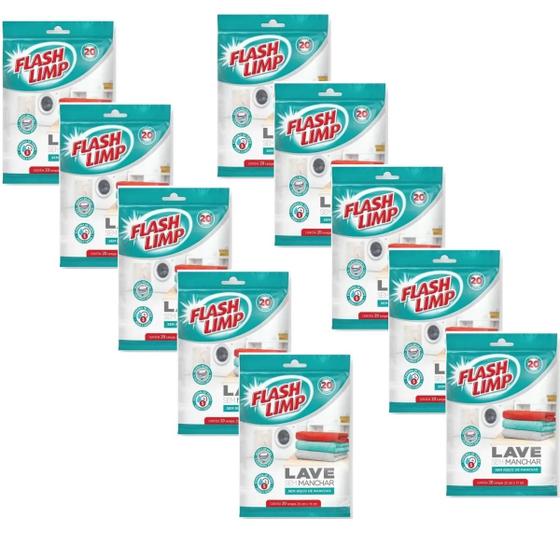 Imagem de Lenço Lave Sem Manchar Anti-mancha - Kit 10un C/20 Lenço