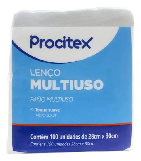 Imagem de Lenço Multiuso Seco 28x30cm C/100un Cremer