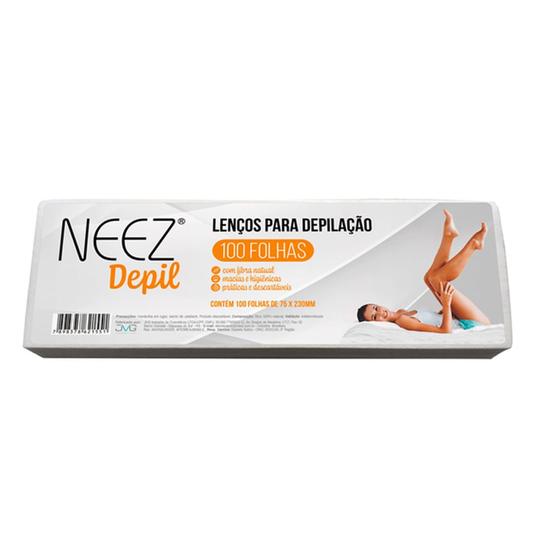 Imagem de Lenço Para Depilação Neez Depil Com 100 Unidades