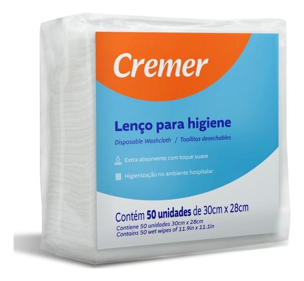 Imagem de Lenço para Higiene Pessoal Cremer Unidade