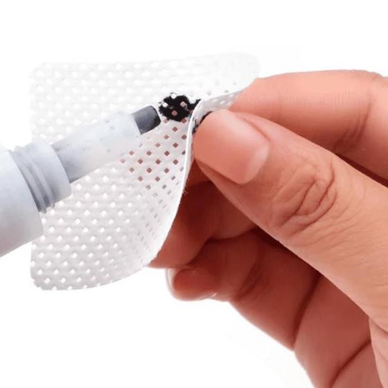 Imagem de Lenço Para Higienização Do Bico de Cola Extensão De Cílios Cor Branco