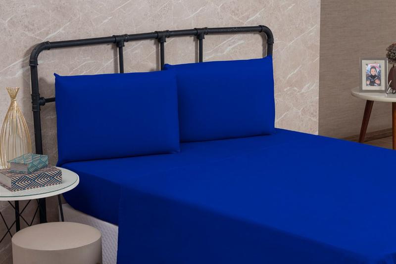 Imagem de Lenço Solteiro Infantil Avulso Liso Com Bainha Sem Elástico Linha BASIC 01 Peça Cama Box Microfibra