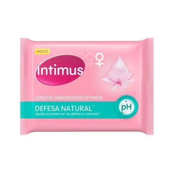 Imagem de Lenço Umedecido Íntimo Intimus com 16 Unidades