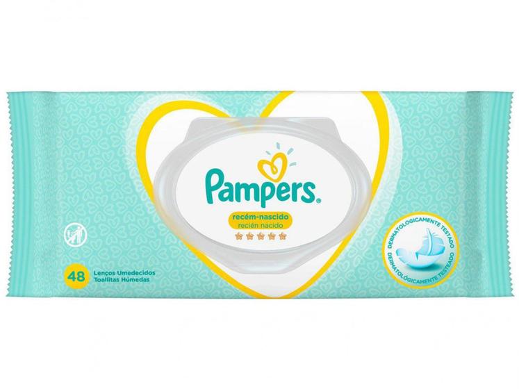 Lenço Umedecido Pampers Recém-Nascido - 48 Unidades Menor preço em Lenço Umedecido Pampers Recém-Nascido - 48 Unidades
