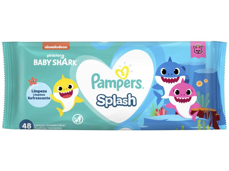 Lenço Umedecido Pampers Splash Menor preço em Lenço Umedecido Pampers Splash