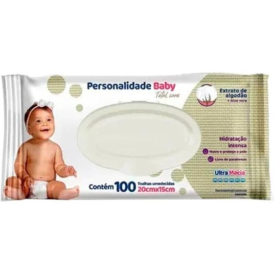 Imagem de Lenço Umedecido Personalidade Total Care 100un - Hygieline