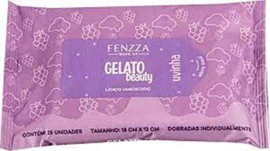 Imagem de Lenço umedecido uvinha gelato beauty fenzza make up com 25