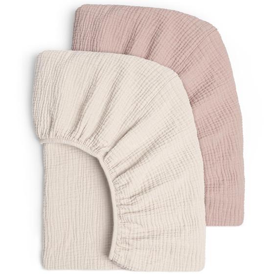 Imagem de Lençóis de Berço Lulu Moon Muslin 70x130cm - Pacote com 2