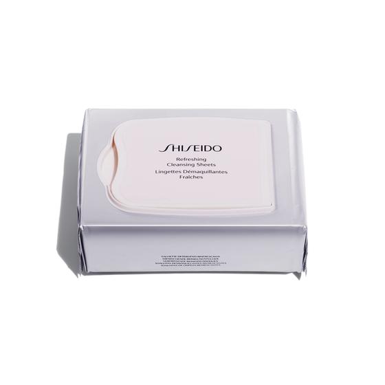 Imagem de Lençóis de Limpeza Shiseido Refreshing - 30 Unidades Descartáveis de Algodão 100%