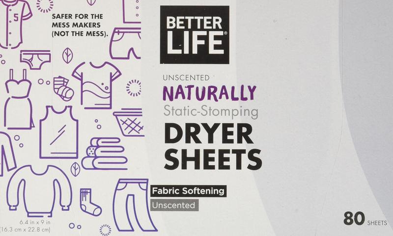 Imagem de Lençóis Secadores Better Life Natural - Sem Perfume - Pacote com 80 Unidades