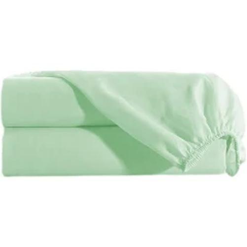 Imagem de Lençol Avulso C/Elástico Verde Solteiro 100 % Algodão