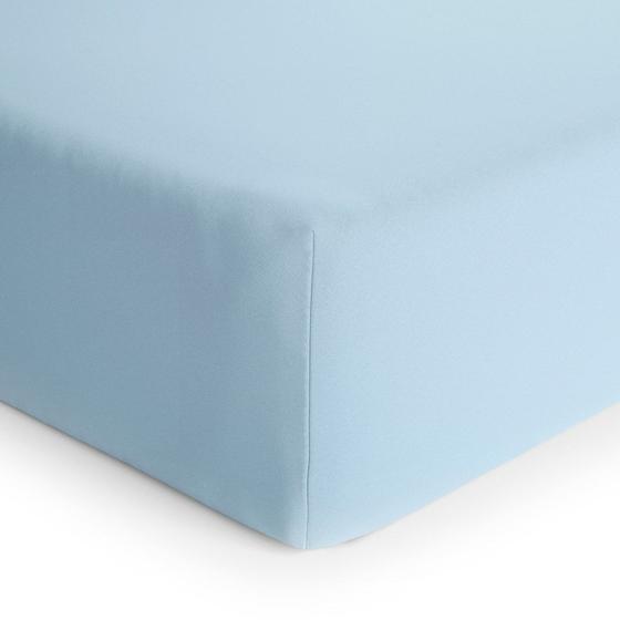 Imagem de Lençol Avulso Papi com Elástico Tamanho Americano Azul Claro