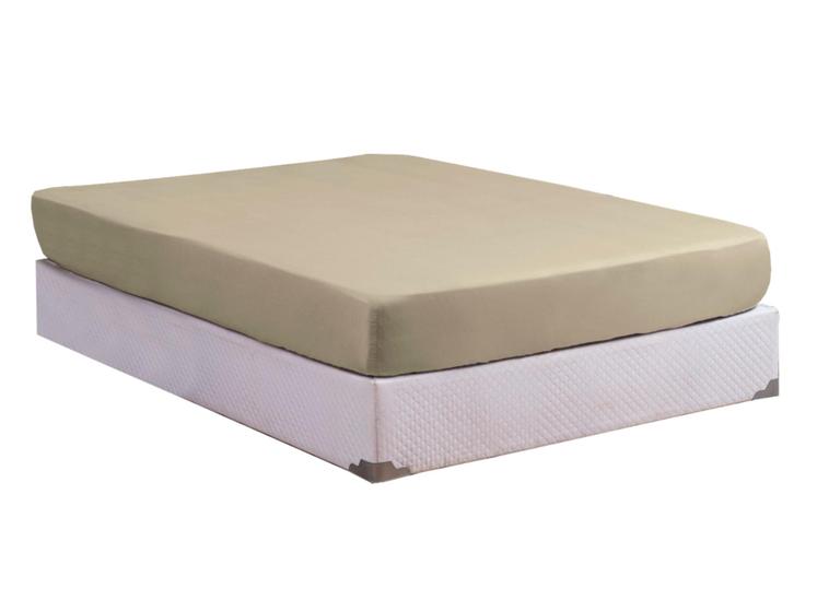 Imagem de Lençol Cama Box King 01 Peça Percal 200 Fios Liso com Elástico 100% Algodão PREMIUM Avulso