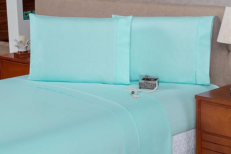 Imagem de Lençol cama Casal Avulso 400 Fios Com Elástico 100 algodão