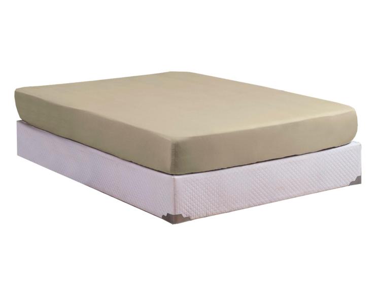 Imagem de Lençol Cama Queen 100% Algodão com Elástico Percal 200 Fios Hotel Pousada