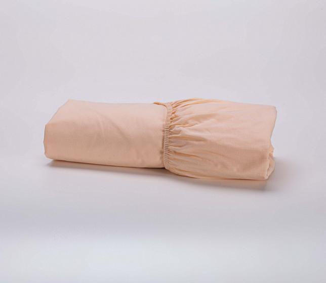 Imagem de Lençol Cama Viúva Avulso (1,88m X 1,20m X 22cm) Com Elástico 100% Algodão 200 Fios Salmon