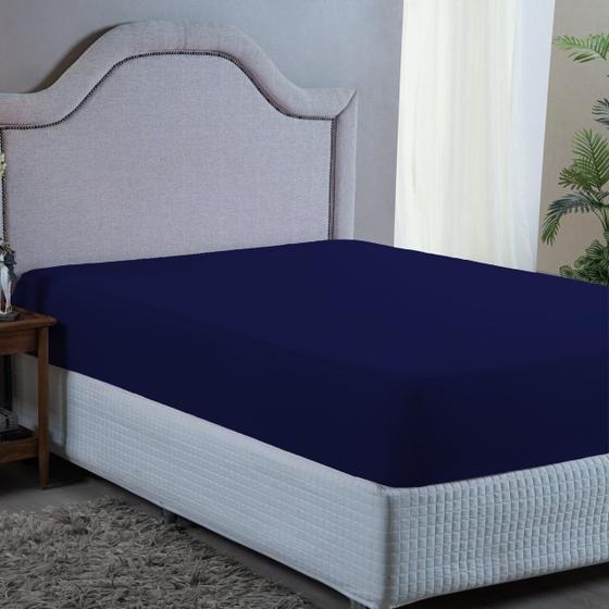 Lençol Casal 400 Fios com Elástico Micro Percal LINHA PREMIUM Cama Box - MF ENXOVAIS Imagem de Lençol Casal 400 Fios com Elástico Micro Percal LINHA PREMIUM Cama Box