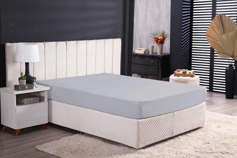 Imagem de Lençol Casal com Elástico para Cama Box com 30 de Altura 180 fios 100% Algodão