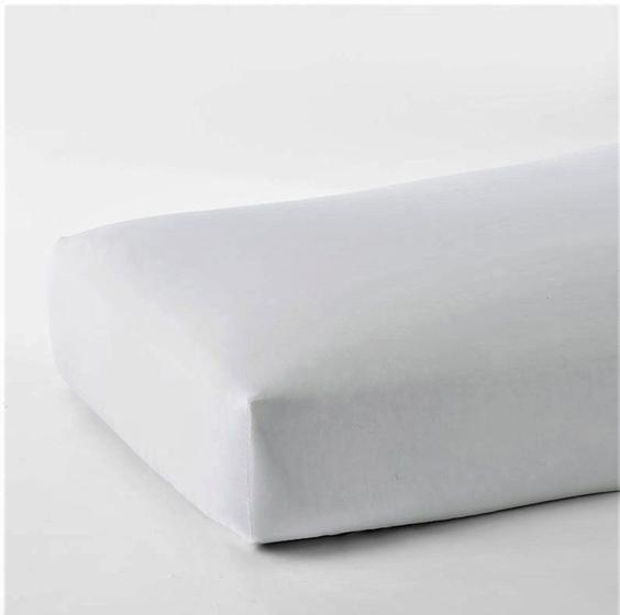 Imagem de Lençol Casal Padrão Avulso com Elástico Percal 180 Fios Branco