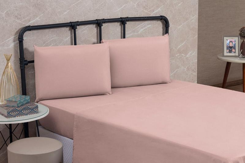 Imagem de Lençol Casal Queen SEM ELASTICO com Bainha Avulso Microfibra PREMIUM 01 Peça para Cama Box