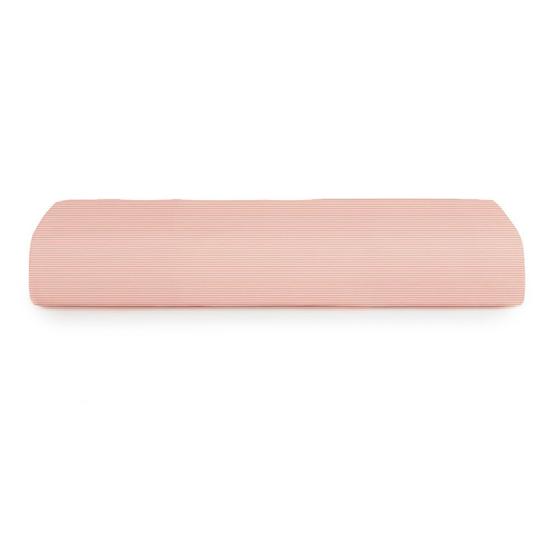 Imagem de Lençol com Elástico Casal Altenburg Percal 180 Fios Neutral Rosa