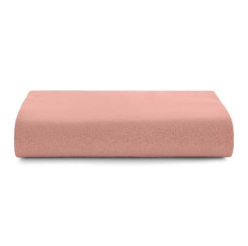 Imagem de Lençol com Elástico King Altenburg Malha Fio Penteado 100% Algodão - Rosa