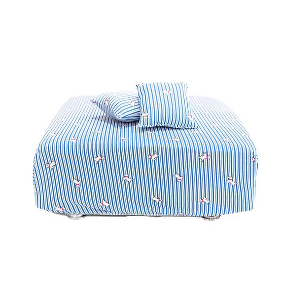 Imagem de Lençol com elástico para cama cachorro e gato pet 50x50x20