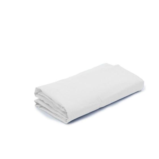 Imagem de Lençol de Elástico Avulso Mini Cama 70cm x 150cm x 15cm Branco Arrumadinho Enxovais