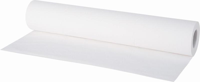 Imagem de Lençol Descartável Papel Branco Para Maca Rolo 50Cm X 50M