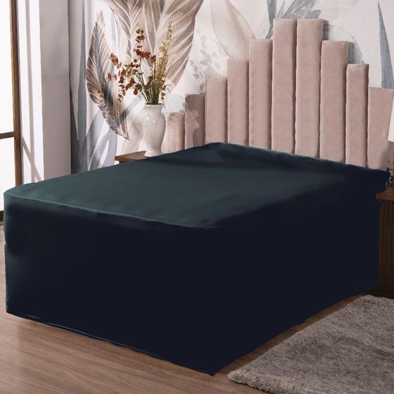 Imagem de Lençol Luva King Cama Conjugada Veste Colchão e Box Malha 1 Peça