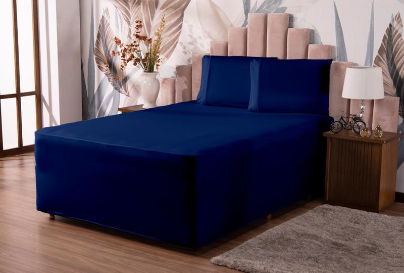 Imagem de Lençol Luva Para Cama Box Queen Malha Gel Com Elastico