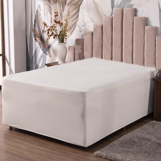 Imagem de Lençol Luva Queen Cama Conjugada Veste Colchão e Box Malha 1 Peça