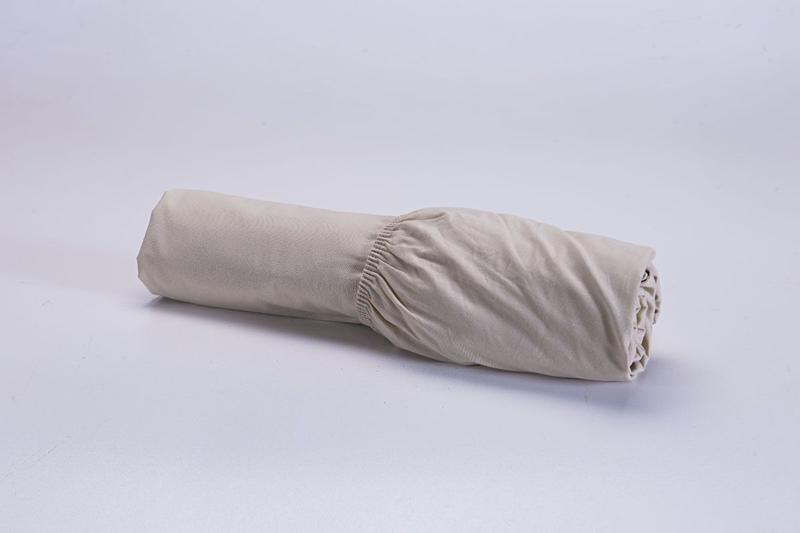 Imagem de Lençol Mini Cama Avulso Com Elástico Percal 200 Fios caqui W