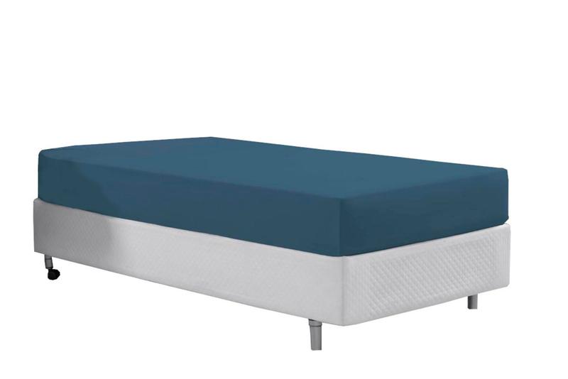 Imagem de Lençol Para Cama Hotel 400 Fios Solteiro Com Elástico 