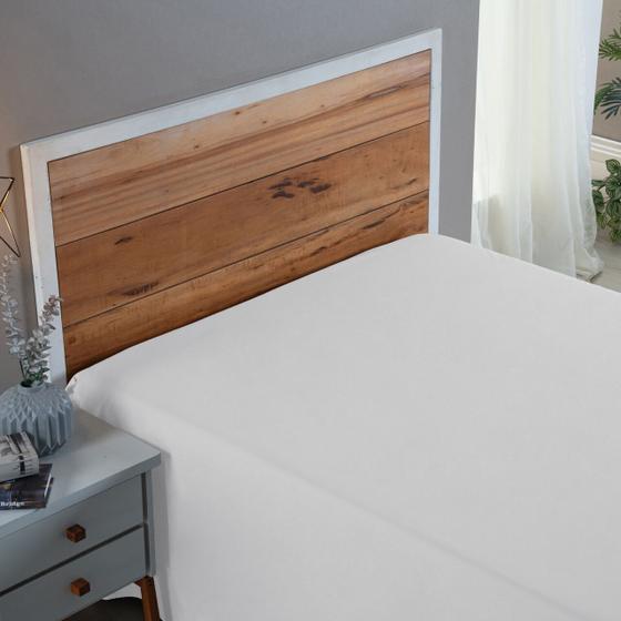 Imagem de Lençol Sem Elástico King Size 200 Fios 100% Algodão Roupa de Cama Box Virol Avulso