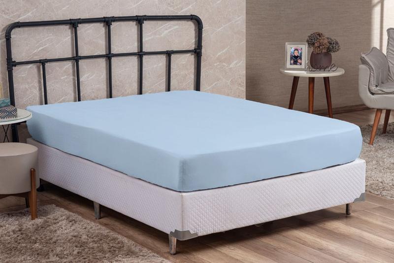 Imagem de Lençol Solteiro com Elástico Algodão 200 Fios Cama Box Infantil