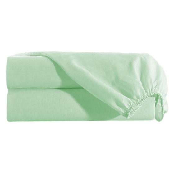 Imagem de Lençol Solteiro com Elastico Percal 150 fios 100% Algodão Avulso - Verde