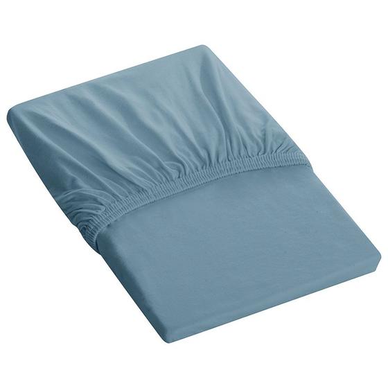 Imagem de Lençol Tecebem Solteiro Malha C/ Elástico Liso 88cmx188mx30cm Azul